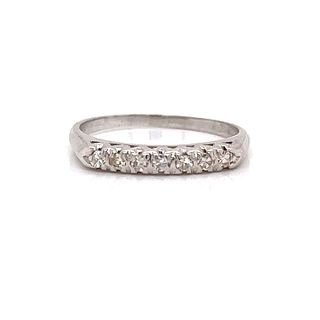 10k Diamond Half Eternity Ring