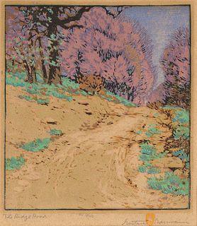 Gustave Baumann, The Ridge Road, 1918