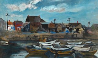Louis Ribak, Untitled (New England Harbor)