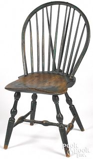 New York braceback Windsor side chair, late 18th c