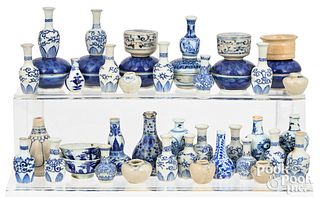 Chinese export porcelain dollhouse accessories