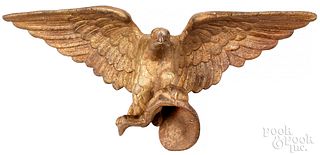Cast iron eagle, 19th c.