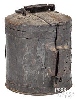Iron collection box, 17th c.