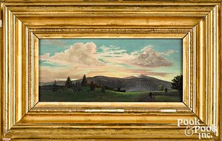 Four small American oil landscapes