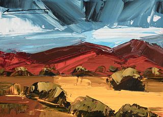 Mateo Romero, Untitled (New Mexico Landscape)