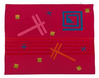 Ramona Sakiestewa, Dragonfly Textile, ca. 1988