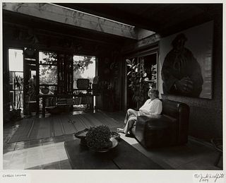 Jack Welpott, Charles Loloma, at Home, 1984