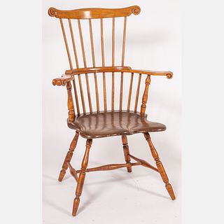 American Maple Windsor Armchair