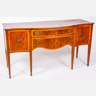 Federal Style Mahogany and Walnut Sideboard by Landstrom Furniture Co.