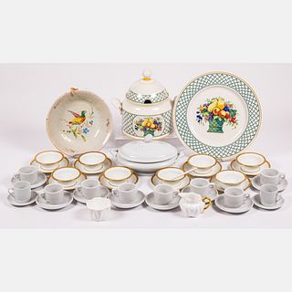 Vintage Porcelain Serving and Decorative Items