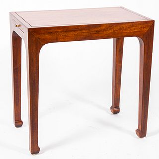 Contemporary Asian Style Mahogany Side Table