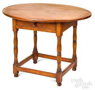 New England pine tavern table, late 18th c.