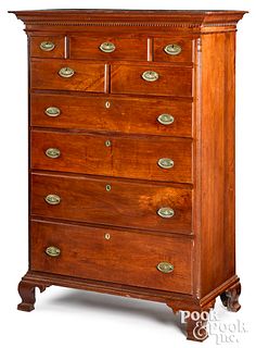 Pennsylvania Chippendale walnut chest of drawers