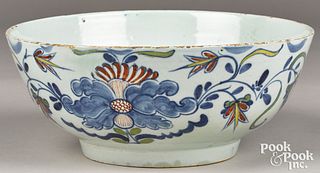 Delft polychrome bowl, 18th c.