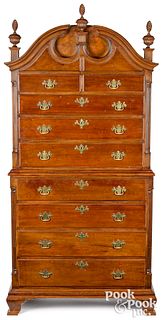 Rhode Island Chippendale chest on chest