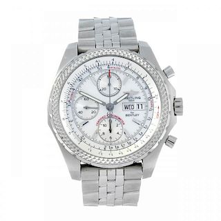 BREITLING - a gentleman's Breitling for Bentley GT chronograph bracelet watch. Circa 2007. Stainless