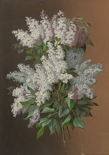 Raoul Maucherat de Longpré (French, 1855-1911), A Bouquet of Lilacs