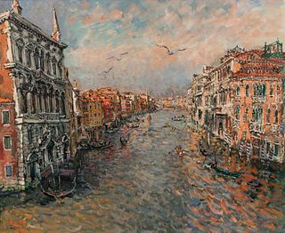 Andre Hambourg (French, 1909-1999), le grand canal III