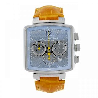 LOUIS VUITTON - a gentleman's Speedy chronograph wrist watch. Stainless steel case. Reference Q2121,