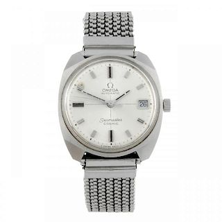 OMEGA - a gentleman's Seamaster Cosmic bracelet watch. Stainless steel case. Numbered 166022. Automa