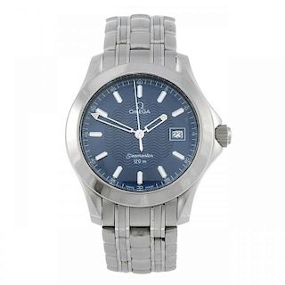 OMEGA - a gentleman's Seamaster 120M bracelet watch. Stainless steel case. Numbered 57506514. Signed