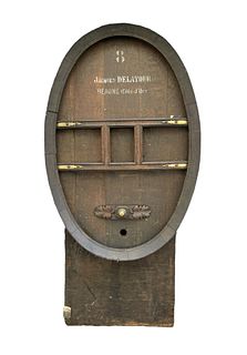Antique French Wine Barrel Cask Large