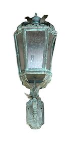 Antique French Courtyard Wall Mounted Light 