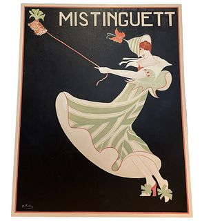 Wall-Size Mistinguett French Advertising Poster