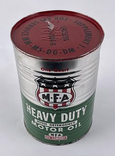 MFA Heavy Duty Motor Oil Quart Can