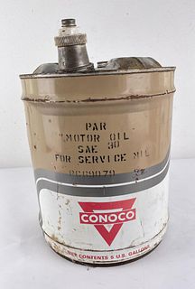 Conoco Par Motor Oil 5 Gallon Can