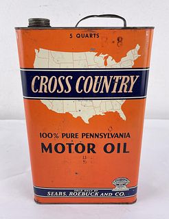 Cross Country Sears Roebuck Oil Can