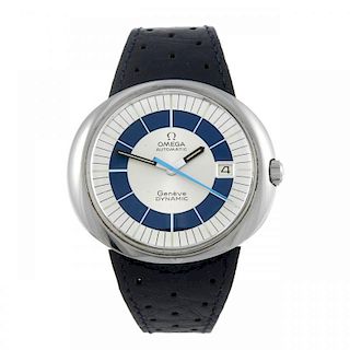 OMEGA - a gentleman's Dynamic wrist watch. Stainless steel case. Automatic movement with quick date
