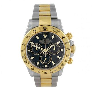 CURRENT MODEL: ROLEX - a gentleman's Oyster Perpetual Cosmograph Daytona chronograph bracelet watch.