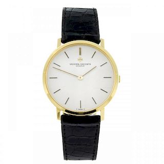 VACHERON CONSTANTIN - a gentleman's wrist watch. 18ct yellow gold case. Reference 33003, serial 5528