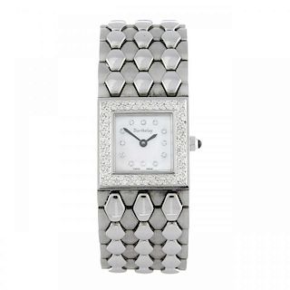 BARTHELAY - a lady's Les Sloanes bracelet watch. Stainless steel case with factory diamond set bezel