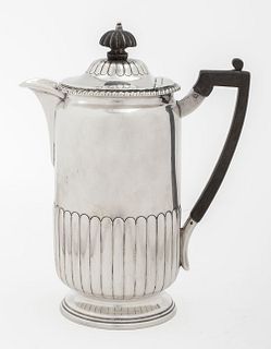 Edward VII Sterling Silver Coffee Pot