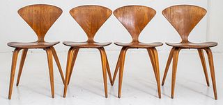 Cherner Plycraft Mid-Century Modern Side Chairs, 4