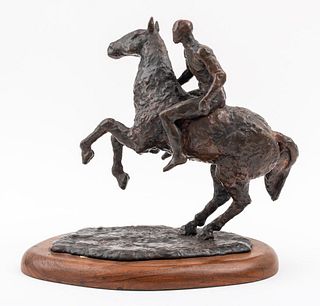 Nathan Cabot Hale, "Equestrian Study" Bronze