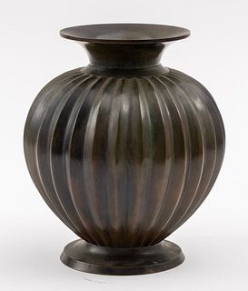 Just Andersen Danish Art Deco Bronze Vase