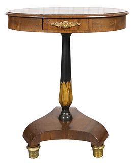 Italian Neoclassical Style Oval Side Table