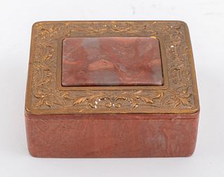Gilt-Bronze Mounted Jasper Table Box
