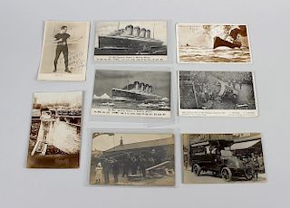A collection of 39 early 20th century postcards, to include two Suffragette examples, rail and tram