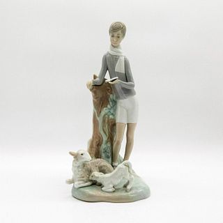 Boy with Lambs 1004509 - Lladro Porcelain Figurine