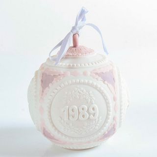 1989 Christmas Ball 1015656 - Lladro Porcelain Ornament