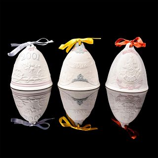 3pc 2001-2003, Lladro Porcelain Ornaments