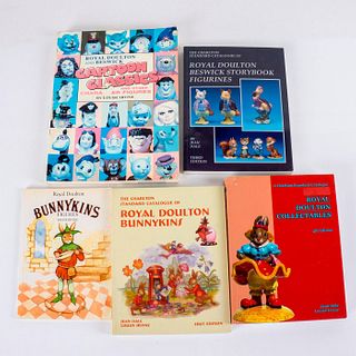 5pc Royal Doulton, Beswick, and Bunnykins Reference Books