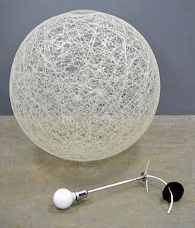 Large ceiling light in the form of a sphere, 84 cm diameter