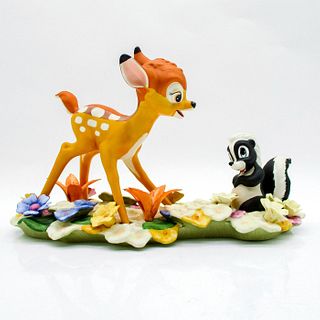 Walt Disney Classics Figurine, Bambi & Flower