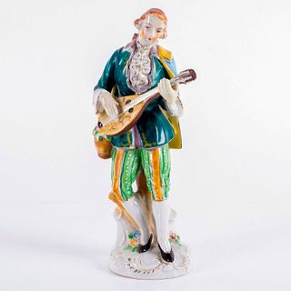 Vintage Japanese Porcelain Figure of a Musician