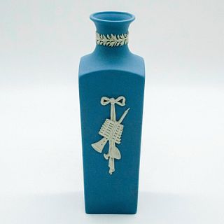 Wedgwood Cream on Pale Blue Jasperware Bud Vase